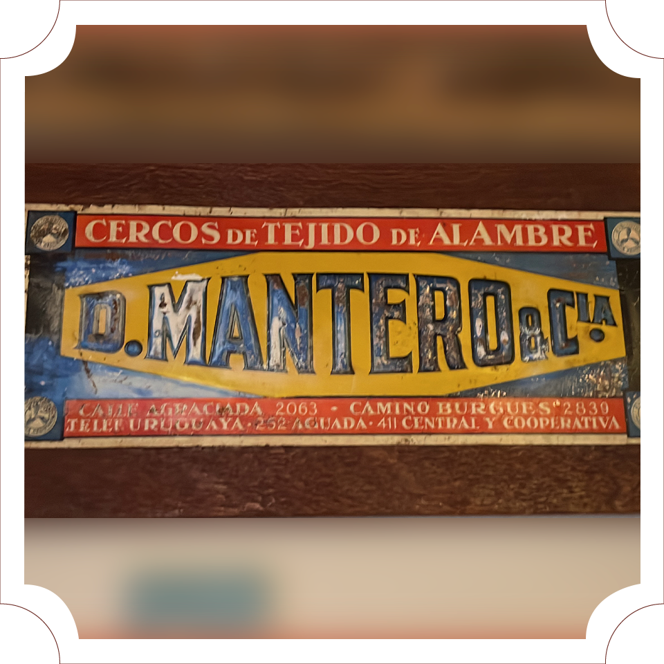 Placa D. Manteiro & CIA